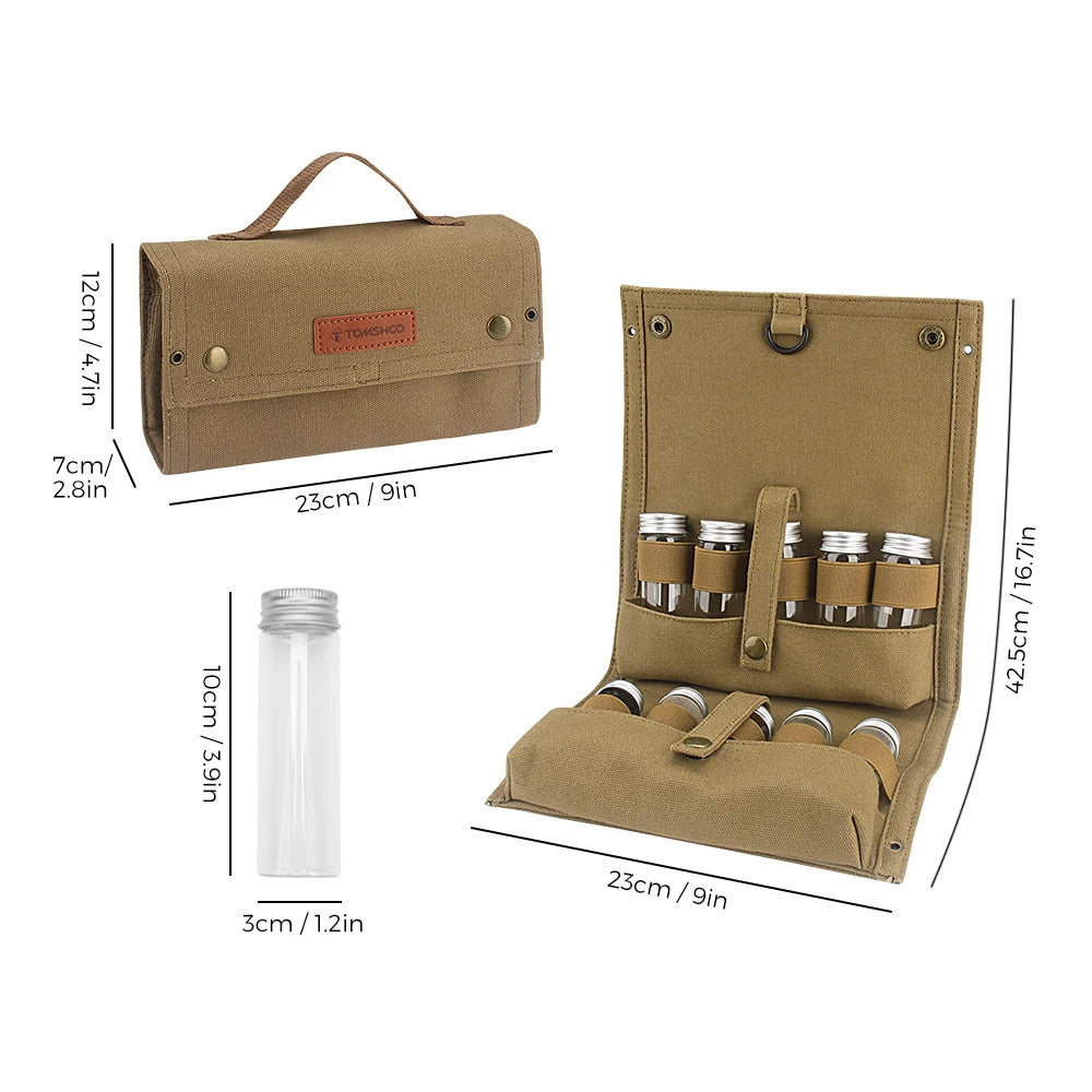 Canvas BBQ Spice Storage Bag