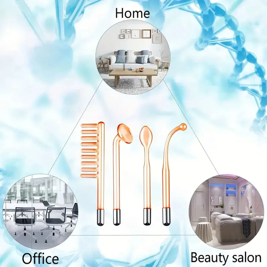 4-in-1 High Frequency Facial Massager