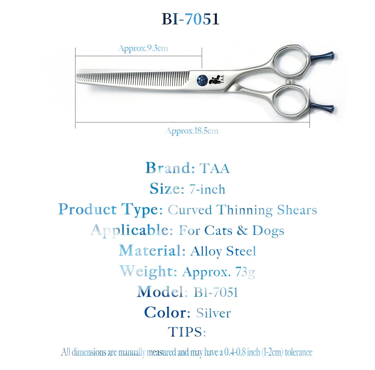 Professional Pet Grooming Scissors Set