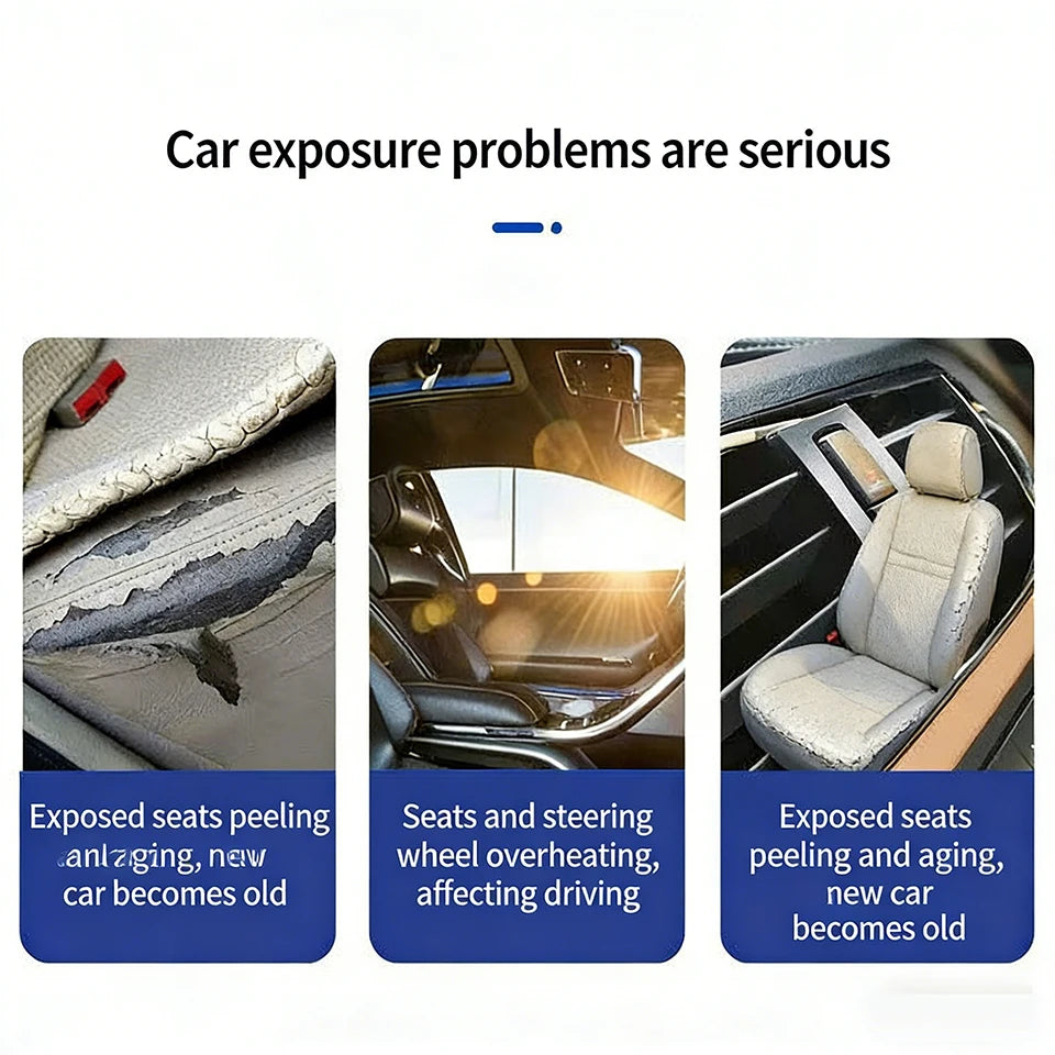 Car Sunshade Umbrella Foldable Universal Front Windshield Sun Visor UV Resistant Heat Insulating Car Window Sun Shield  ﻿