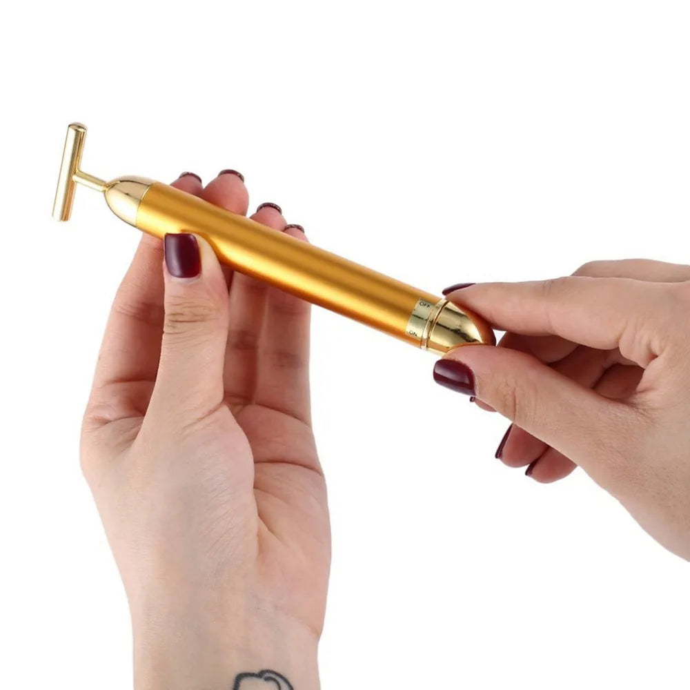 24K Gold Vibrating Face Lift Roller
