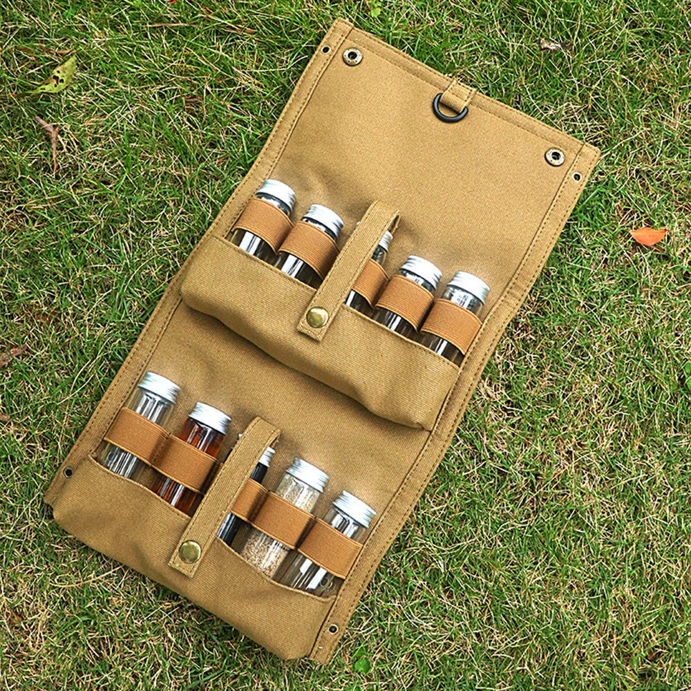 Canvas BBQ Spice Storage Bag