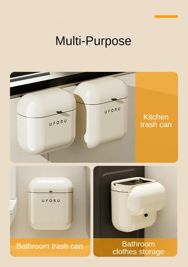 Wall-Mounted Kitchen Trash Can