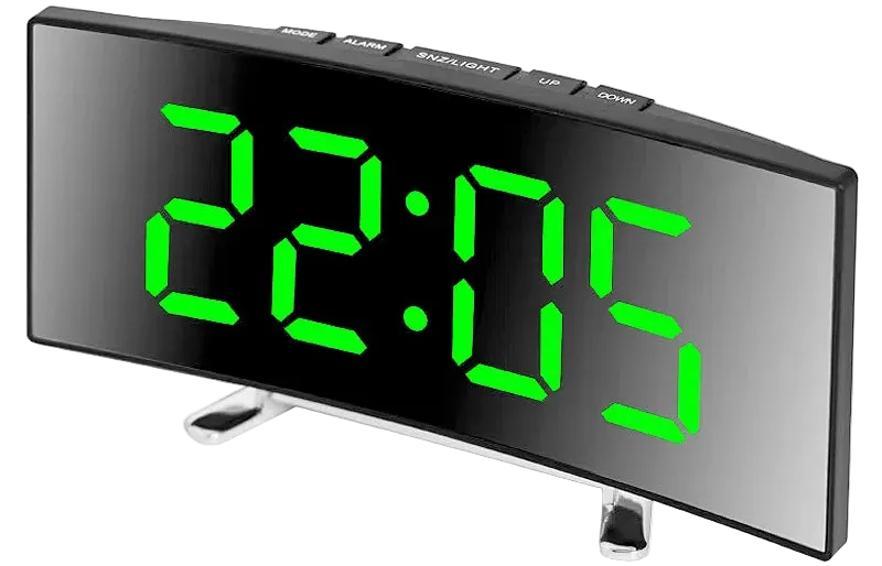 LED Mirror Digital Alarm Clock