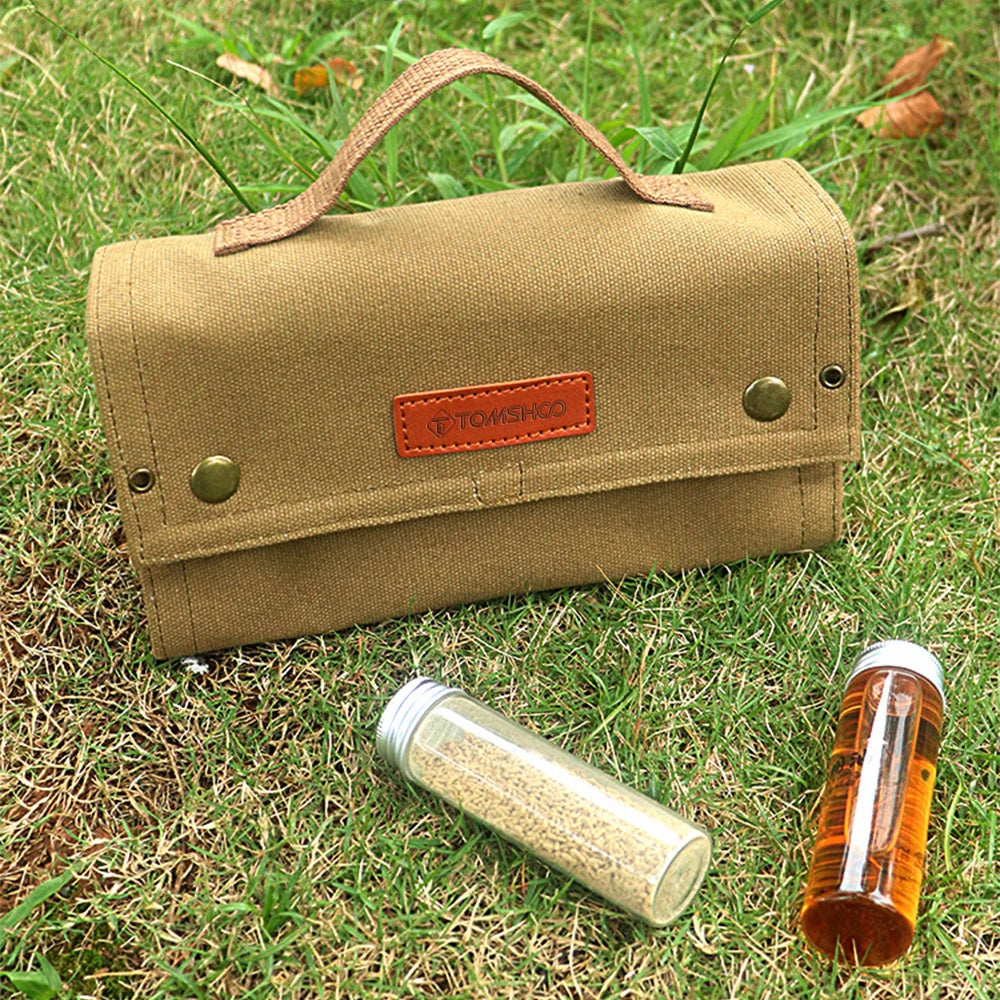 Canvas BBQ Spice Storage Bag