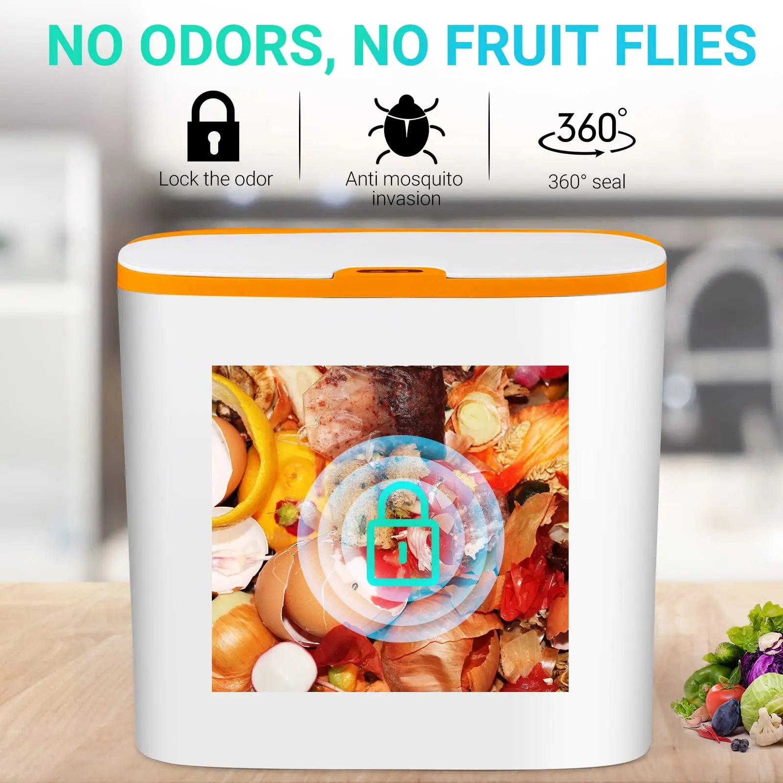 Touchless Motion Sensor Slim Trashcan